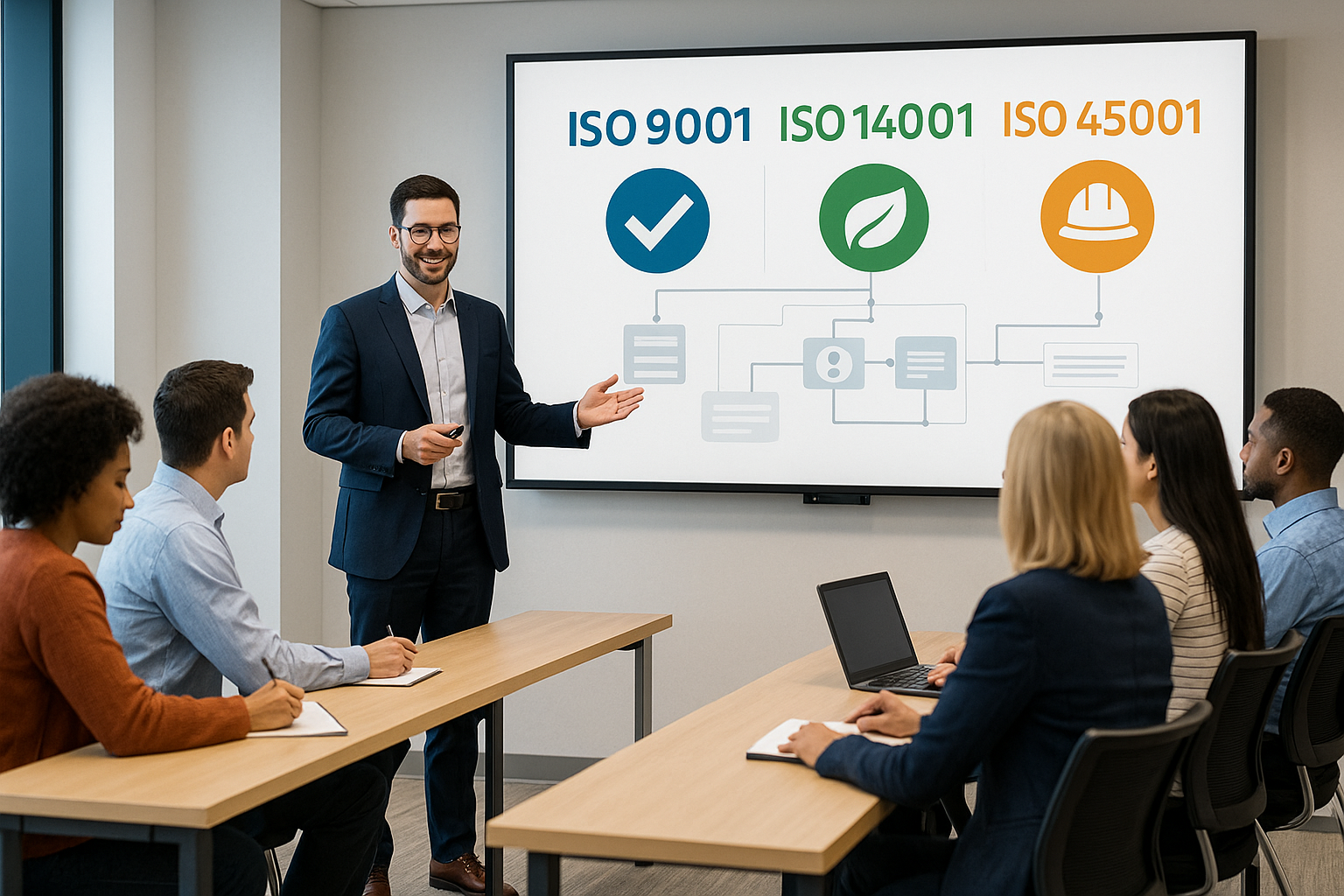 Consultoria ISO 9001, 14001, 45001